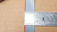 (24 FT) FLAT RIBBON CABLE, 9L28010-008, BELDEN, 10 Conductors, 28AWG, 300VAC