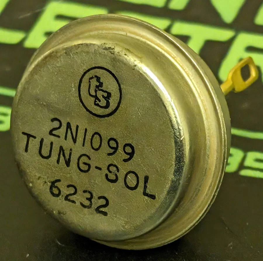 2N1099 – TUNG-SOL – Power Bipolar Transistor, PNP, Germanium – QUALITY 1962 – NT