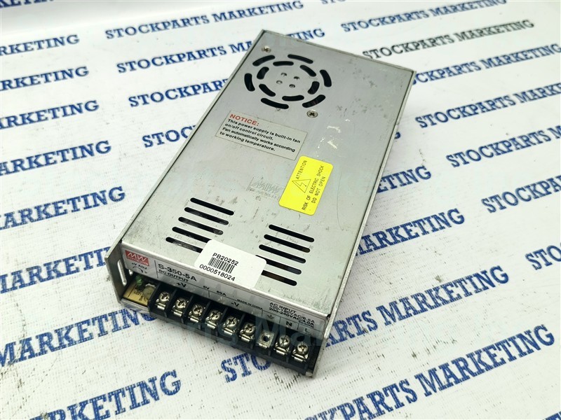 Mean Well S-350-5A S3505A Power Supply 100-120VAC/6.5A 200-240VAC/4.0A 50/60Hz