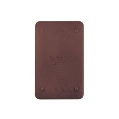 Steel City FSC-51, 1-Gang, Brown, Blank, Weatherproof Box Cover, 1pc