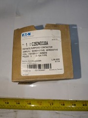 EATON C25DND330 30A Definite Purpose Contactor 3 Pole 30 AMP 24VAC