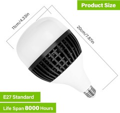 60W 110V 5400K Balanced Daylight Compact Fluorescent CFL E27 Studio Photography