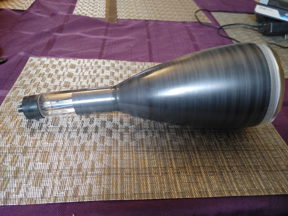 Qty:1 Electronic Tube Round Oscillator, Picture Tube 12 Pin Seems Good