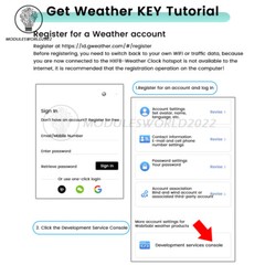 DIY ESP8266 Mini Weather Forecast Electronic Clock Kit 0.96″ OLED Display+Shell