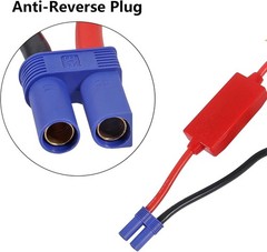 Emergency Portable Car Battery Jump Starter with Alligator Clamp Ca Size: 1pcs
