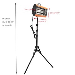 110V Auto Paint Spraying Grill Tool Sheet Metal Heating Equipment 13.78” Baking