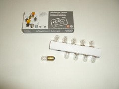 CEC 1813 INCANDESCENT LAMP 14.4VDC BULB B9 BAYONET BASE 10PCS FOR YAESU FT-101