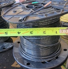 Southwire 12 AWG THHN Stranded – Approx 330′ – 8.4lbs – 2 Partial Rolls – Black