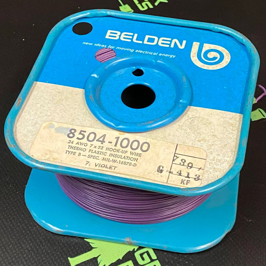 8504 – BELDEN – 1000FT PURPLE 24AWG (7×32) Tinned Copper, PVC Insulation, TYPE B