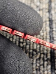 (QTY 10) Phoenix Contact 3030323 Plug-in Bridge FBS 10-8 10-position – RED