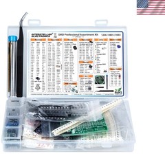 Ultimate 2900 pcs SMD Assorted Kit: Resistors, Capacitors, Transistors & LEDs