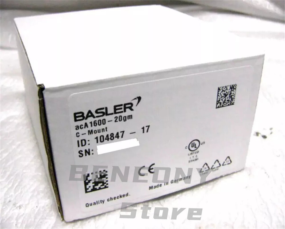 Basler acA1600-20gm GigE Camera 2 Megapixel Monochrome C-mount New In Box