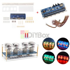 Universal Glow Tube Clock Module DIY Kit for IN14/ IN12 S30 PCBA RGB Nixie clock