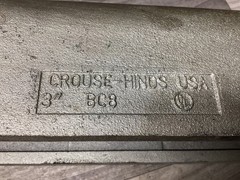 Crouse Hinds – BC8 Conduit Body, 3″ #104G177PR7