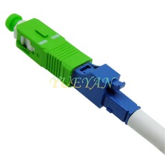 SC APC Male to LC PC Female Fiber Optic Hybrid Optical Adaptor