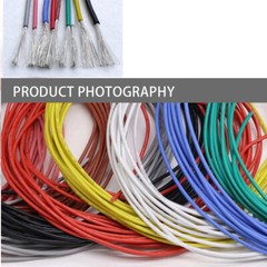 UL3135 10AWG~30AWG Silicone Rubber Cable Tinned Copper Wire High Temp 4-Colors