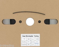 100 Ft 3/64″ ID (1.2mm) Black Polyolefin Heat Shrink Halogen-Free RoHS cULus