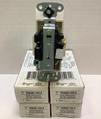 LEGRAND TR26361-HGLA Hosp. Grd Single Tamper Resistant Receptacle, 20A/125V, 4pk