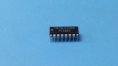 (2PC) DM74LS109N OR SN74LS109N Dual J-K Positive-Edge-Triggered Flip-Flop Dip-16