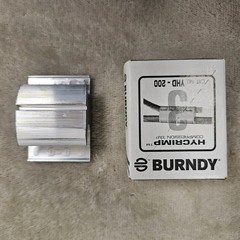 Burndy Hycrimp Compression Tap YHD-200 2/0-1/0 ACSR 3/0-2/0 STR Die D3 24 Pack