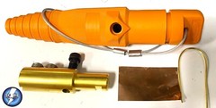 Hubbell HBL400 M/F CAM LOCK PAIR W/ Protective Caps for 400A Single Pole CAM ORG