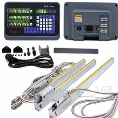 3Axis Digital Readout DRO Display 5µm Linear Scale 18”+20”+40” Kit CNC Mill