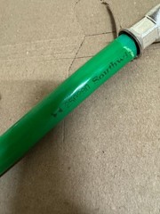 4/0 AWG Battery Cable 12” Ground Strap 3/8” Lugs Heavy Duty Green THICK STRANDED