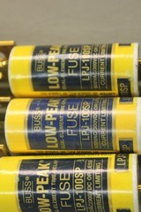 LOT OF SIX BUSS LOW-PEAK DUAL ELEMENT TIME DELAY FUSE LPJ-100SP