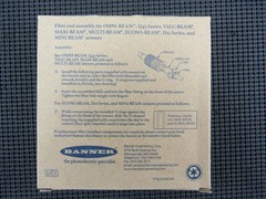 Banner Engineering IT43ST5-VL Glass Fiber Opposed Mode 1mm Dia. 96027