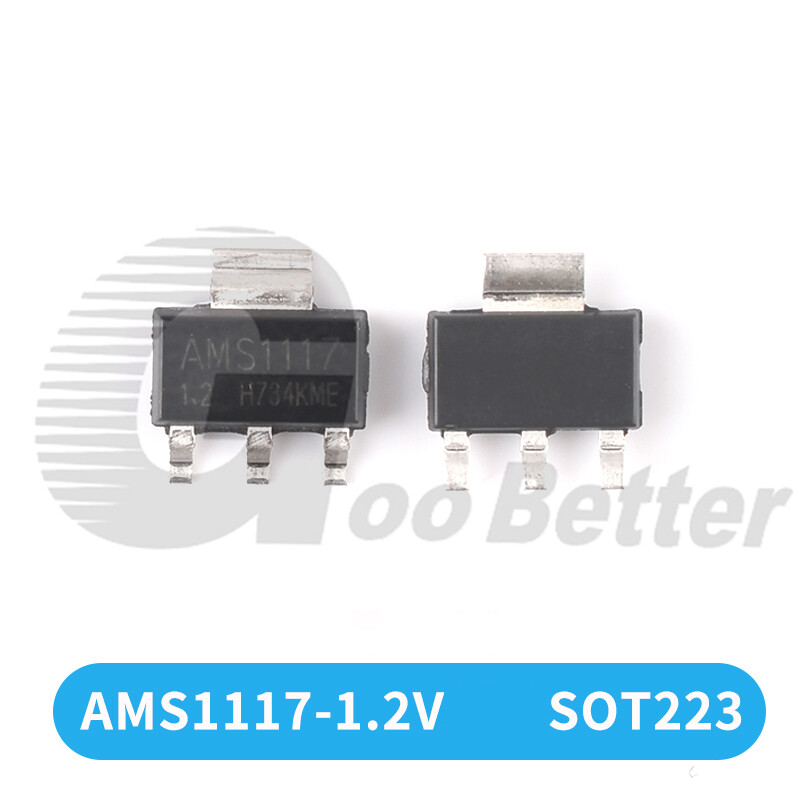 AMS1117 Voltage Regulator IC Chip 800mA 1.2V 1.5V 1.8V 2.5V 5.0V ADJ SOT223