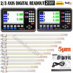 5um /1um Linear Scale Precision Digital Readout DRO Display for Bench Lathe Mill