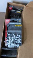 GB Bell Wire Low Volt Wood Staples 3/16″ 5mm 8 Packs Of 25 Total Of 200 Staples