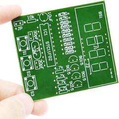 4 Bits Digital LED Electronic Soldering Clock DIY Kits Electronic Practice