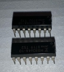 (6pc) MB8264A-10 FUJITSU 64K X 1 DRAM VINTAGE 1987 16-PIN DIP COLLECTIBLE