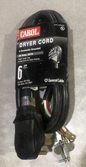 NEW CAROL RANGE CORD 6 FEET 4 CONDUCTOR GROUNDED
