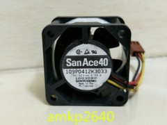 For Sanyo Denki SanAce 40 109P0412K3033 12V 0.55A 40x40x28mm 3-Pin Fan 40mm