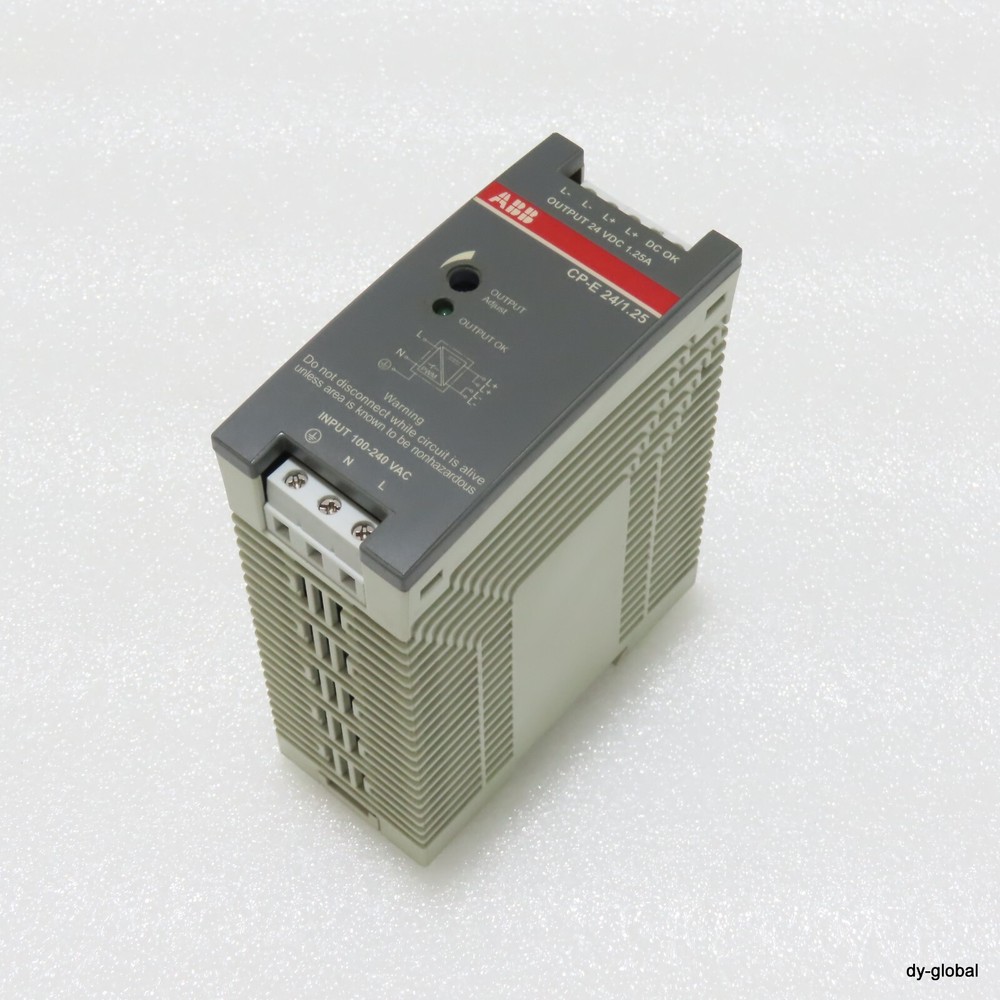 ABB used CP-E 24/1.25 SWITCH MODE POWER SUPPLY 24VDC /2.5A 30W ELEC-I-1758=9C11
