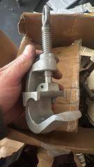 Salisbury 76000 Aluminum Threaded C-Clamp 1.25 in Jaw Size Gray SAL-760001E
