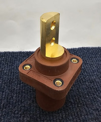 Hubbell Single Pole Receptacle, 400 Amp. 2 Hole, 600 Volts Series 16