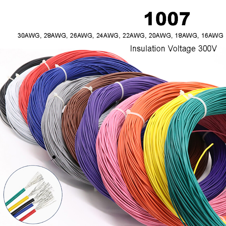 28AWG Flexible PVC Cable Stranded Wiring, Voltage 300V, Tinned Copper Wire