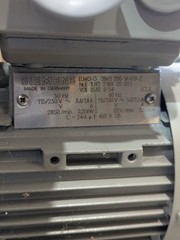 SIEMENS 2BH1 200-1AV09-Z ELMO-G Side Channel Blower 115/230VAC