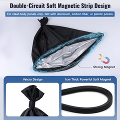 Strong Magnetic EV Charger Cover – All-Weather Outdoor EV Chargin Color: Black