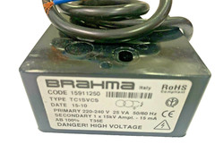 BRAHMA Ignition Transformer Type TC1SVCS Code 15911250 220-240V 50/60 Hz 25 VA