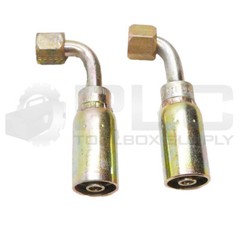 LOT OF 2 NEW EATON 06U 666 HOSE END 1/2″