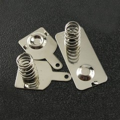 Metal Battery Holder Spring Solder Tab Set for AA Positive Negative Contact