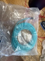 1585D-M4TBDM-12 AB ETHERNET OVERMOLDS, TEAL 61259843018 12Meter