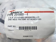 andrew type 204989-4 1 5/8″ standard grounding kit one hold factory attached lug