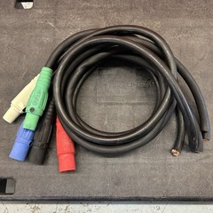 Cam Lock 4/0 Set Of 5 Feeder Generator Power Cable Panel Tails 5ft FFMMM Female