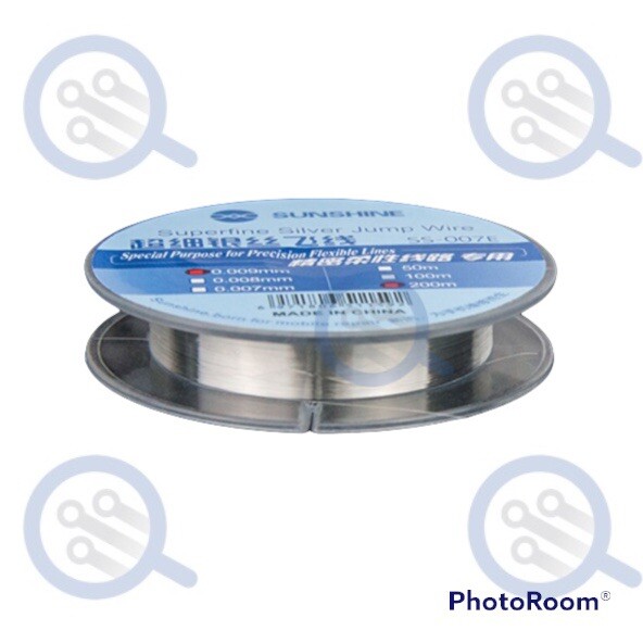 0.007mm Jumper Wire (Uncoated) Thinnest Strongest Wire – Microsoldering