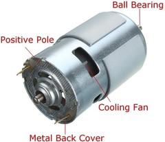 775 High Power DC Motor 12V 24V 12000 RPM High Torque Ball Bearing Motor DIY